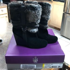 New in Box Fergie Wedge Boots 👢